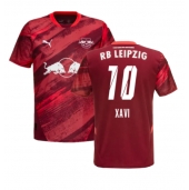 Moški RB Leipzig Xavi Simons #10 Replika nogometni dresi Gostujoči 2024-25 Kratek Rokav