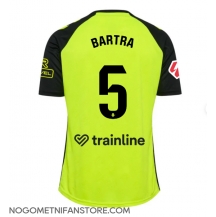 Moški Real Betis Marc Bartra #5 Replika nogometni dresi Gostujoči 2024-25 Kratek Rokav