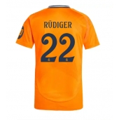 Moški Real Madrid Antonio Rudiger #22 Replika nogometni dresi Gostujoči 2024-25 Kratek Rokav