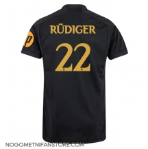 Moški Real Madrid Antonio Rudiger #22 Replika nogometni dresi Tretji 2023-24 Kratek Rokav