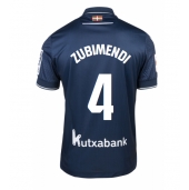 Moški Real Sociedad Martin Zubimendi #4 Replika nogometni dresi Gostujoči 2023-24 Kratek Rokav