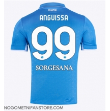 Moški SSC Napoli Frank Anguissa #99 Replika nogometni dresi Domači 2024-25 Kratek Rokav