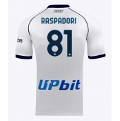 Moški SSC Napoli Giacomo Raspadori #81 Replika nogometni dresi Gostujoči 2023-24 Kratek Rokav