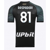 Moški SSC Napoli Giacomo Raspadori #81 Replika nogometni dresi Tretji 2023-24 Kratek Rokav