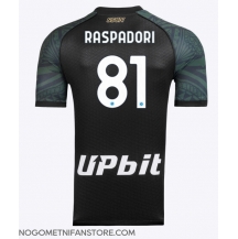 Moški SSC Napoli Giacomo Raspadori #81 Replika nogometni dresi Tretji 2023-24 Kratek Rokav