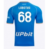 Moški SSC Napoli Stanislav Lobotka #68 Replika nogometni dresi Domači 2023-24 Kratek Rokav