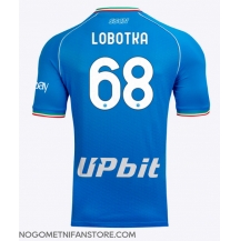 Moški SSC Napoli Stanislav Lobotka #68 Replika nogometni dresi Domači 2023-24 Kratek Rokav