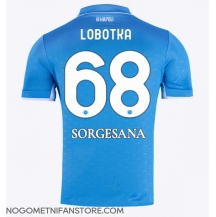 Moški SSC Napoli Stanislav Lobotka #68 Replika nogometni dresi Domači 2024-25 Kratek Rokav