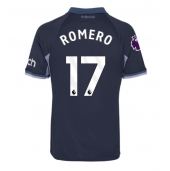 Moški Tottenham Hotspur Cristian Romero #17 Replika nogometni dresi Gostujoči 2023-24 Kratek Rokav