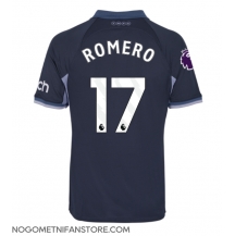 Moški Tottenham Hotspur Cristian Romero #17 Replika nogometni dresi Gostujoči 2023-24 Kratek Rokav