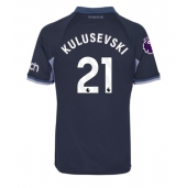 Moški Tottenham Hotspur Dejan Kulusevski #21 Replika nogometni dresi Gostujoči 2023-24 Kratek Rokav