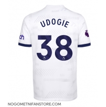 Moški Tottenham Hotspur Destiny Udogie #38 Replika nogometni dresi Domači 2023-24 Kratek Rokav