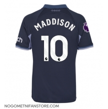 Moški Tottenham Hotspur James Maddison #10 Replika nogometni dresi Gostujoči 2023-24 Kratek Rokav