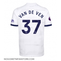 Moški Tottenham Hotspur Micky van de Ven #37 Replika nogometni dresi Domači 2023-24 Kratek Rokav