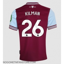 Moški West Ham United Max Kilman #26 Replika nogometni dresi Domači 2024-25 Kratek Rokav