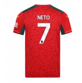 Moški Wolves Pedro Neto #7 Replika nogometni dresi Gostujoči 2023-24 Kratek Rokav