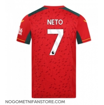 Moški Wolves Pedro Neto #7 Replika nogometni dresi Gostujoči 2023-24 Kratek Rokav