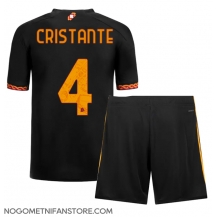 Otroški AS Roma Bryan Cristante #4 Replika nogometni dresi kompleti Tretji 2023-24 Kratek Rokav (+ hlače)