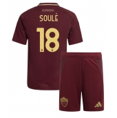 Otroški AS Roma Matias Soule #18 Replika nogometni dresi kompleti Domači 2024-25 Kratek Rokav (+ hlače)