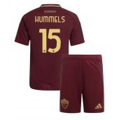 Otroški AS Roma Mats Hummels #15 Replika nogometni dresi kompleti Domači 2024-25 Kratek Rokav (+ hlače)