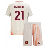 Otroški AS Roma Paulo Dybala #21 Replika nogometni dresi kompleti Gostujoči 2024-25 Kratek Rokav (+ hlače)