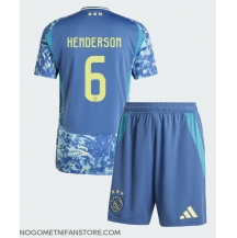 Otroški Ajax Jordan Henderson #6 Replika nogometni dresi kompleti Gostujoči 2024-25 Kratek Rokav (+ hlače)