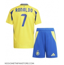 Otroški Al-Nassr Cristiano Ronaldo #7 Replika nogometni dresi kompleti Domači 2024-25 Kratek Rokav (+ hlače)