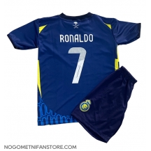 Otroški Al-Nassr Cristiano Ronaldo #7 Replika nogometni dresi kompleti Gostujoči 2024-25 Kratek Rokav (+ hlače)