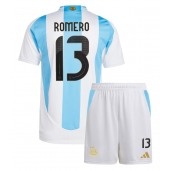 Otroški Argentina Cristian Romero #13 Replika nogometni dresi kompleti Domači Copa America 2024 Kratek Rokav (+ hlače)