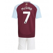 Otroški Aston Villa John McGinn #7 Replika nogometni dresi kompleti Domači 2024-25 Kratek Rokav (+ hlače)