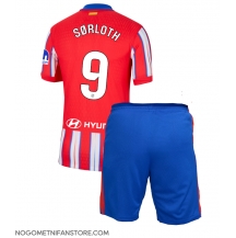 Otroški Atletico Madrid Alexander Sorloth #9 Replika nogometni dresi kompleti Domači 2024-25 Kratek Rokav (+ hlače)