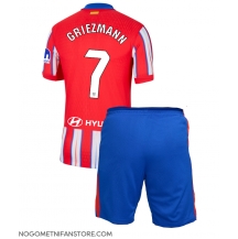 Otroški Atletico Madrid Antoine Griezmann #7 Replika nogometni dresi kompleti Domači 2024-25 Kratek Rokav (+ hlače)