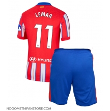 Otroški Atletico Madrid Thomas Lemar #11 Replika nogometni dresi kompleti Domači 2024-25 Kratek Rokav (+ hlače)