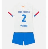 Otroški Barcelona Joao Cancelo #2 Replika nogometni dresi kompleti Gostujoči 2023-24 Kratek Rokav (+ hlače)