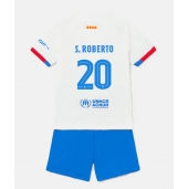 Otroški Barcelona Sergi Roberto #20 Replika nogometni dresi kompleti Gostujoči 2023-24 Kratek Rokav (+ hlače)