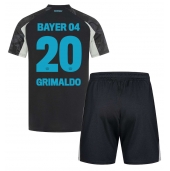 Otroški Bayer Leverkusen Alejandro Grimaldo #20 Replika nogometni dresi kompleti Tretji 2024-25 Kratek Rokav (+ hlače)