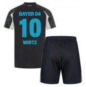 Otroški Bayer Leverkusen Florian Wirtz #10 Replika nogometni dresi kompleti Tretji 2024-25 Kratek Rokav (+ hlače)