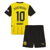 Otroški Borussia Dortmund Julian Brandt #10 Replika nogometni dresi kompleti Domači 2024-25 Kratek Rokav (+ hlače)