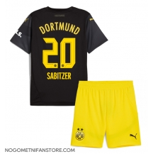 Otroški Borussia Dortmund Marcel Sabitzer #20 Replika nogometni dresi kompleti Gostujoči 2024-25 Kratek Rokav (+ hlače)