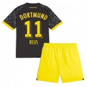 Otroški Borussia Dortmund Marco Reus #11 Replika nogometni dresi kompleti Gostujoči 2023-24 Kratek Rokav (+ hlače)