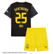 Otroški Borussia Dortmund Niklas Sule #25 Replika nogometni dresi kompleti Gostujoči 2024-25 Kratek Rokav (+ hlače)