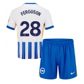 Otroški Brighton Evan Ferguson #28 Replika nogometni dresi kompleti Domači 2024-25 Kratek Rokav (+ hlače)