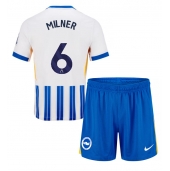 Otroški Brighton James Milner #6 Replika nogometni dresi kompleti Domači 2024-25 Kratek Rokav (+ hlače)