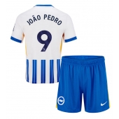 Otroški Brighton Joao Pedro #9 Replika nogometni dresi kompleti Domači 2024-25 Kratek Rokav (+ hlače)