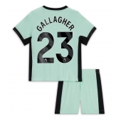 Otroški Chelsea Conor Gallagher #23 Replika nogometni dresi kompleti Tretji 2023-24 Kratek Rokav (+ hlače)