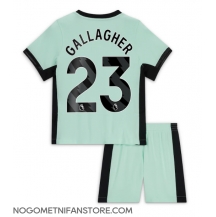 Otroški Chelsea Conor Gallagher #23 Replika nogometni dresi kompleti Tretji 2023-24 Kratek Rokav (+ hlače)