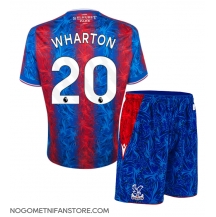 Otroški Crystal Palace Adam Wharton #20 Replika nogometni dresi kompleti Domači 2024-25 Kratek Rokav (+ hlače)