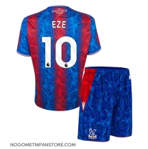 Otroški Crystal Palace Eberechi Eze #10 Replika nogometni dresi kompleti Domači 2024-25 Kratek Rokav (+ hlače)