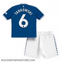 Otroški Everton James Tarkowski #6 Replika nogometni dresi kompleti Domači 2023-24 Kratek Rokav (+ hlače)