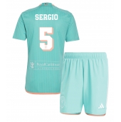 Otroški Inter Miami Sergio Busquets #5 Replika nogometni dresi kompleti Tretji 2024-25 Kratek Rokav (+ hlače)